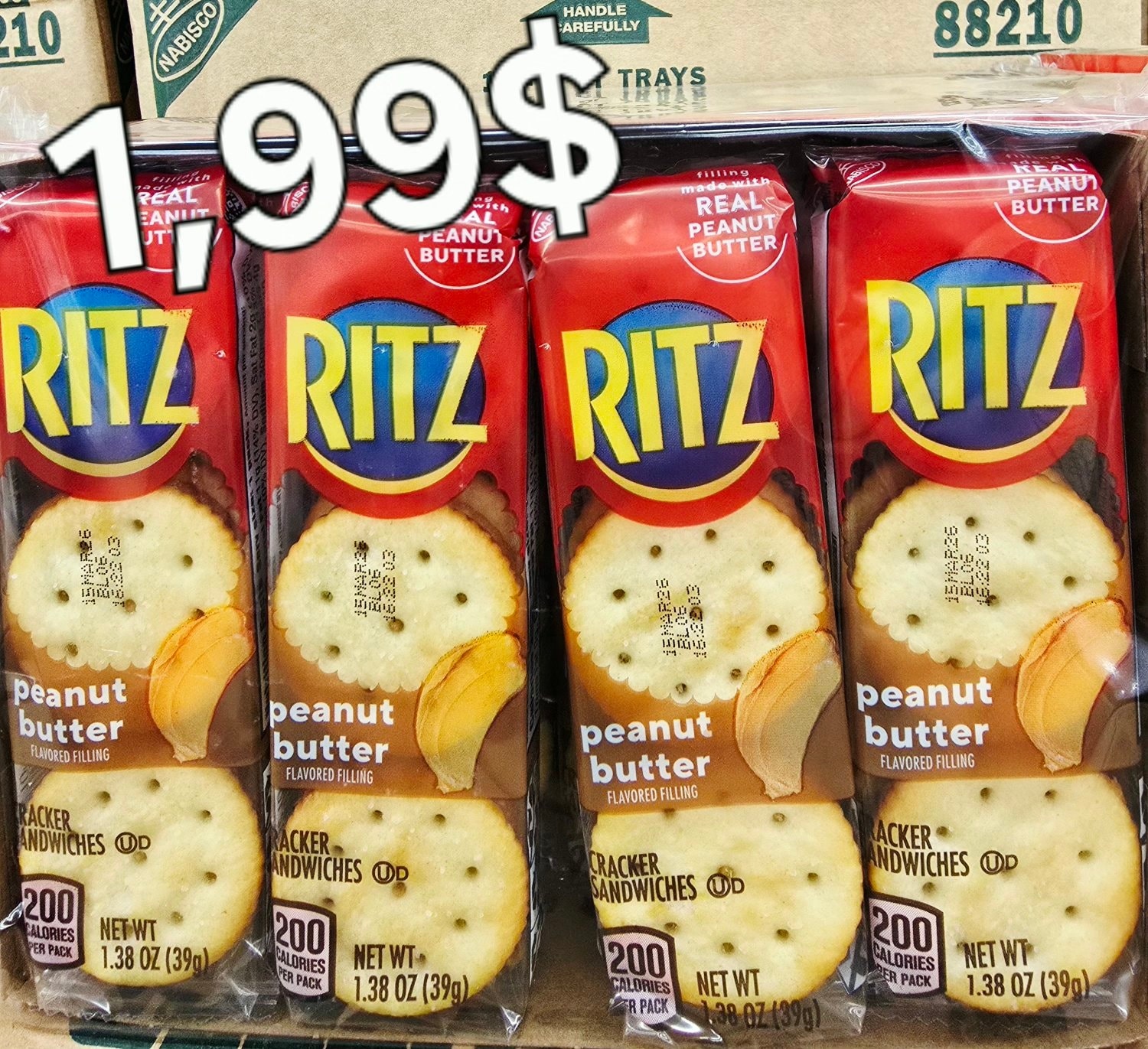G-conomise - 🥜 Boîte de 8 paquets de biscuits Ritz au beurre d ...