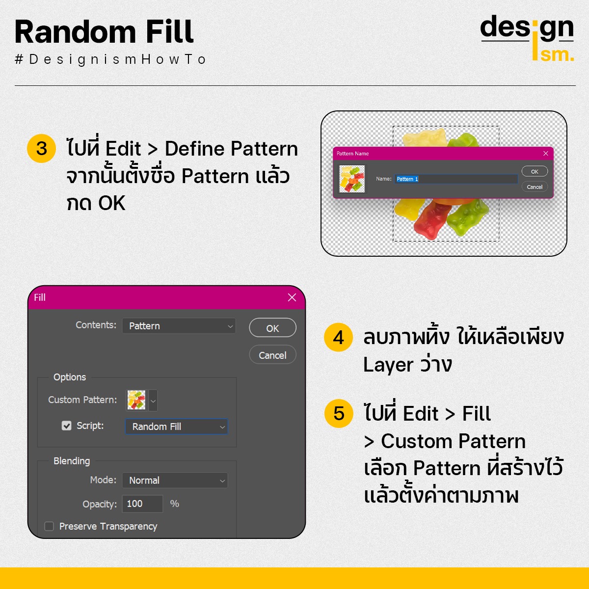 designism - [ Designism How To ] สร้างรูปภาพใน Photoshop...