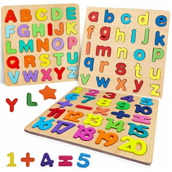 MGT toys - Wooden Alphabets & Numbers Sorting Boards Shop... | Facebook