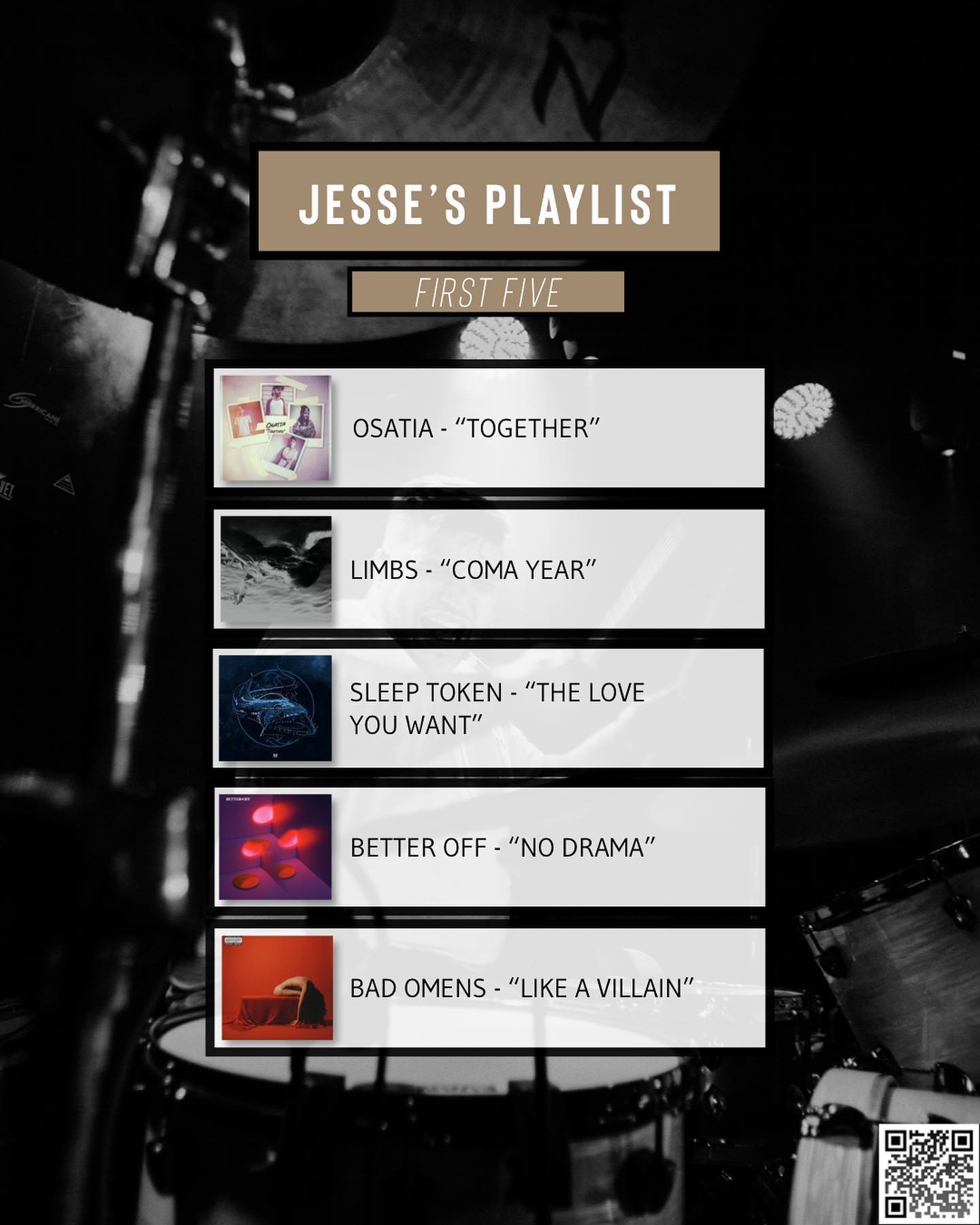 American Arson - 🚨 PLAYLISTS UPDATED 🚨 Scan the QR code in... | Facebook