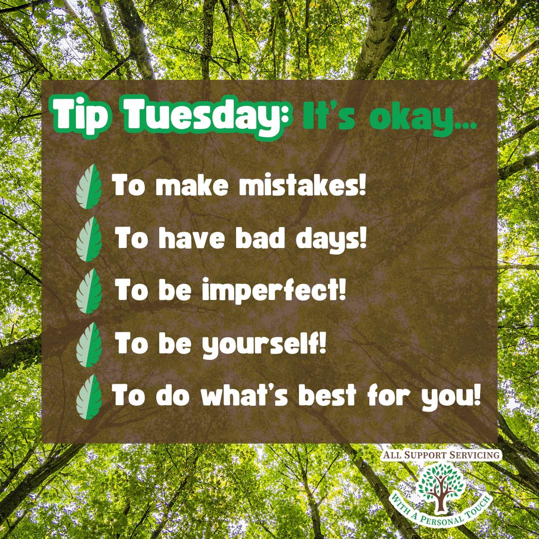 Happy Tip Tuesday! 👍💚 Remember... - All Support Servicing