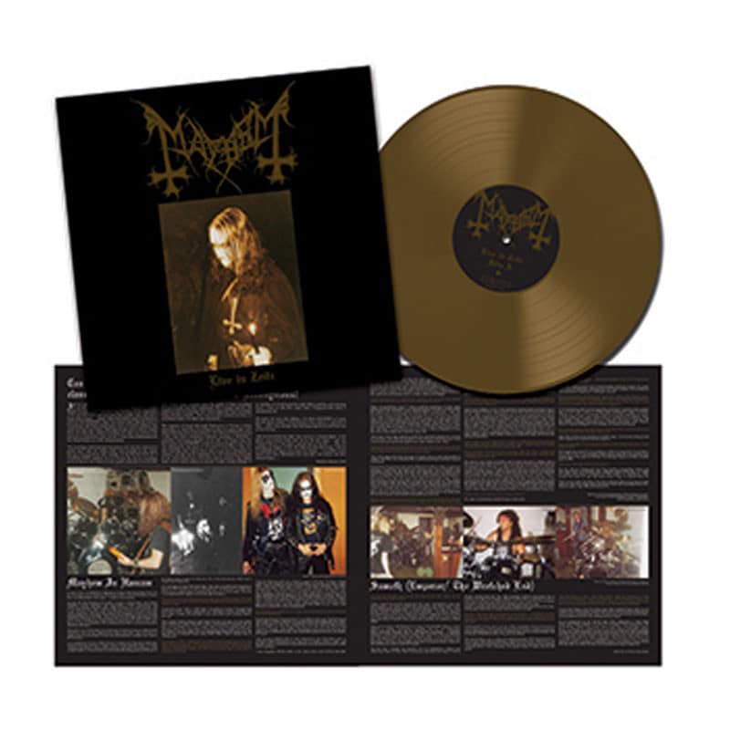 Mayhem / Live In Leipzig GOLD TEXT オリジナル Mayhem / Live In