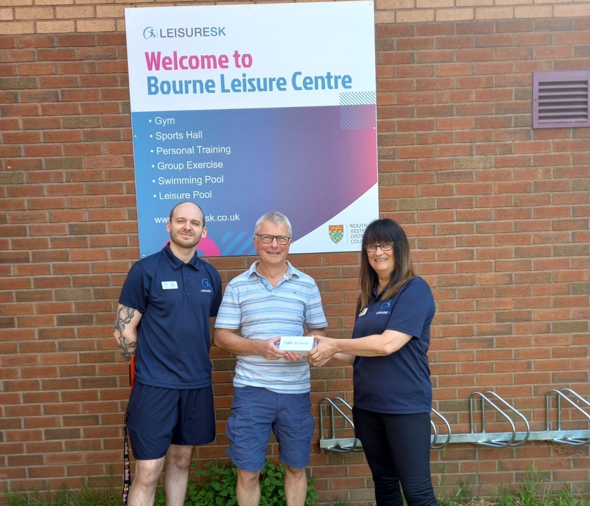Bourne - A big congratulations to Iain! He was chosen at random after ...