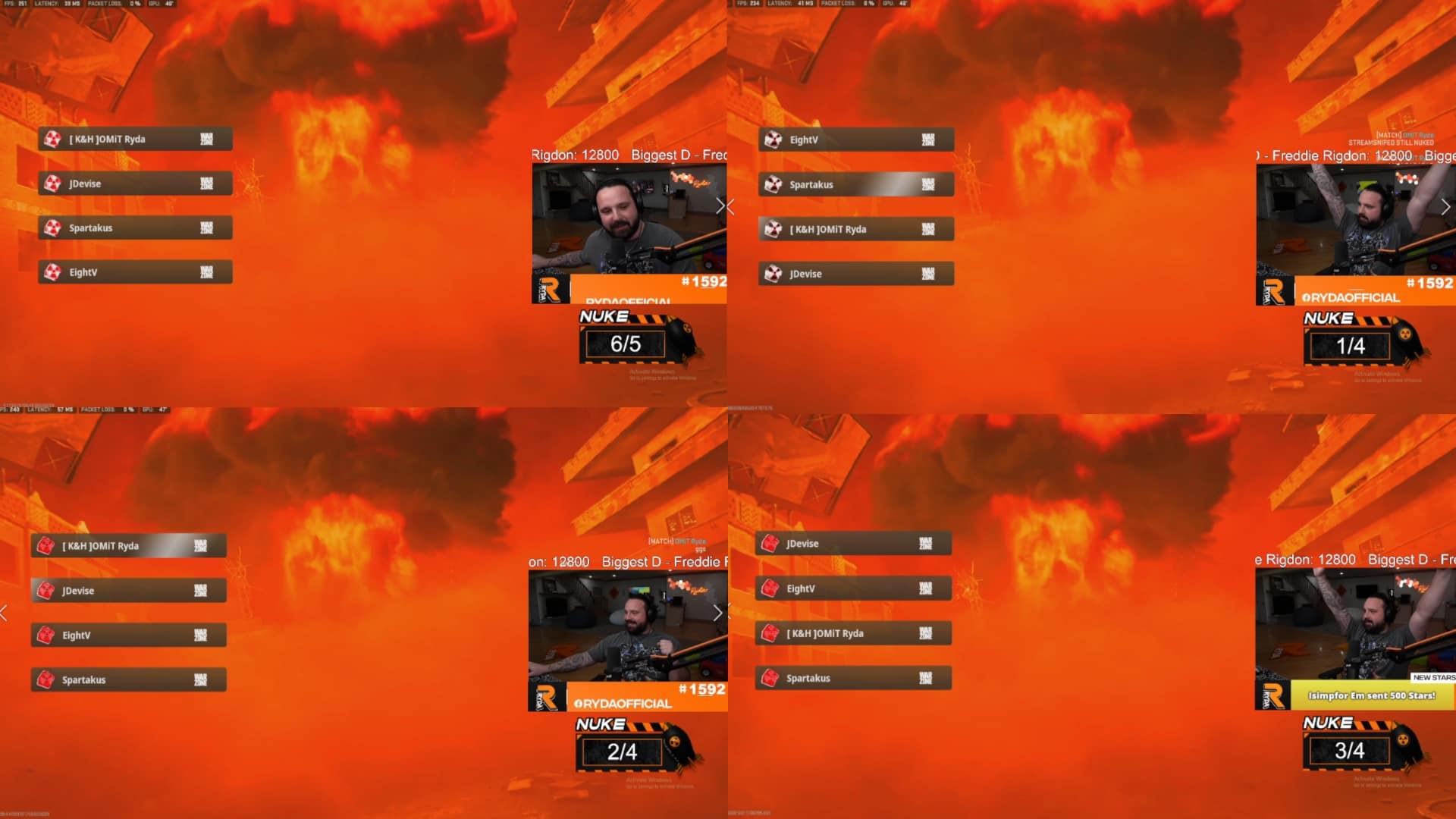 Ryda - First ever 4/4 FLAWLESS NUKE Run on FBGG with the guys Spartakus ...