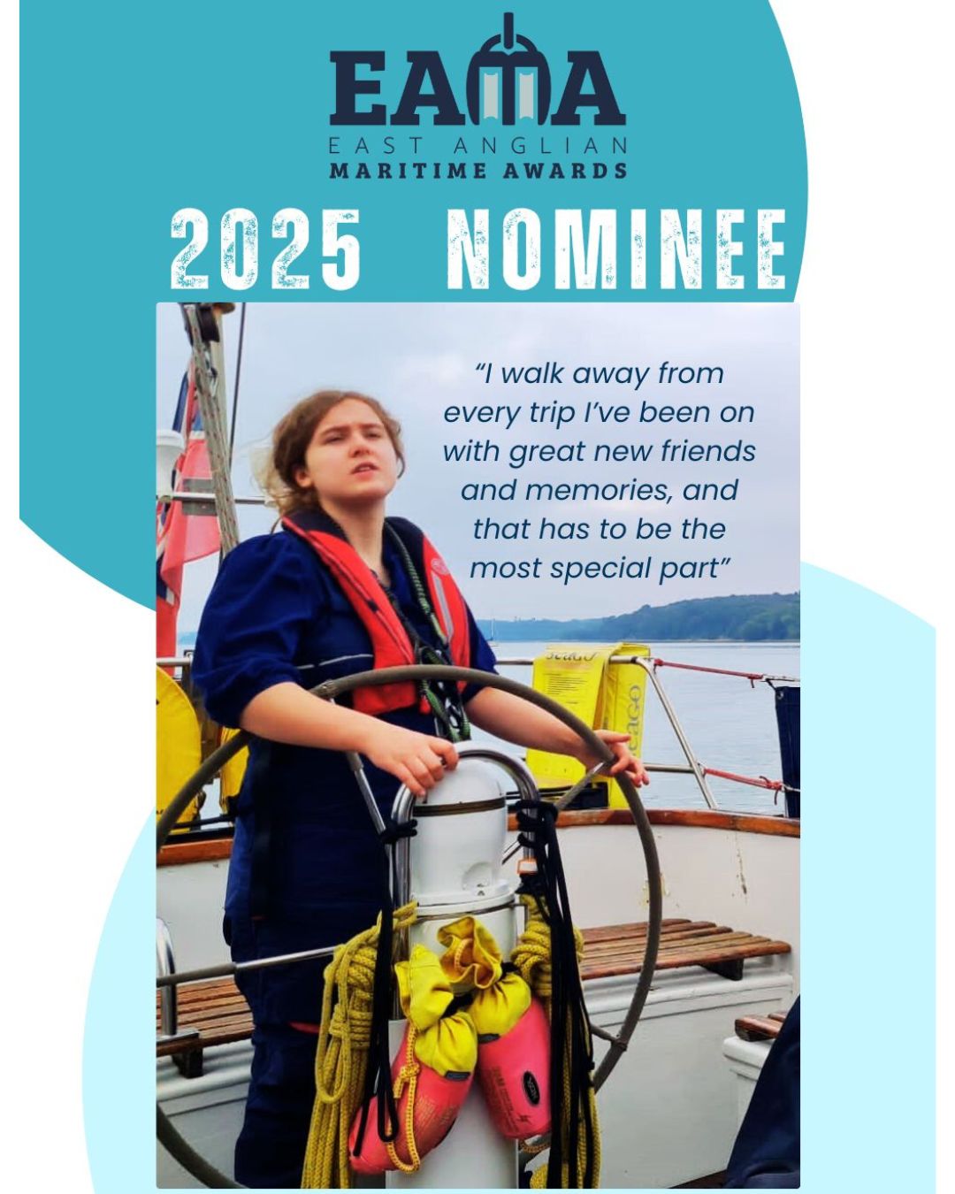 🌊 Meet 2025 EAMA Nominee... - East Anglian Maritime Awards | Facebook
