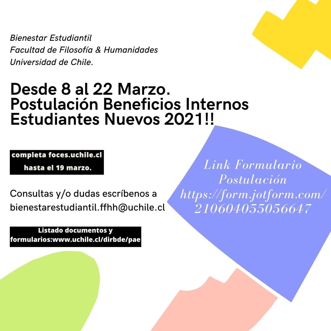 🧐Para postular a beneficios... - Bienestar Estudiantil FFHH | Facebook