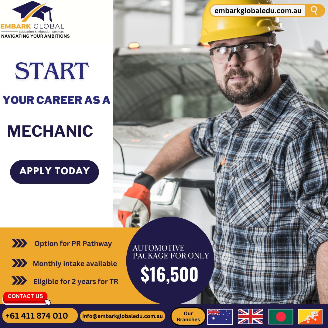 Apply today for our 𝐀𝐮𝐭𝐨𝐦𝐨𝐭𝐢𝐯𝐞... - Embark Global - Australia