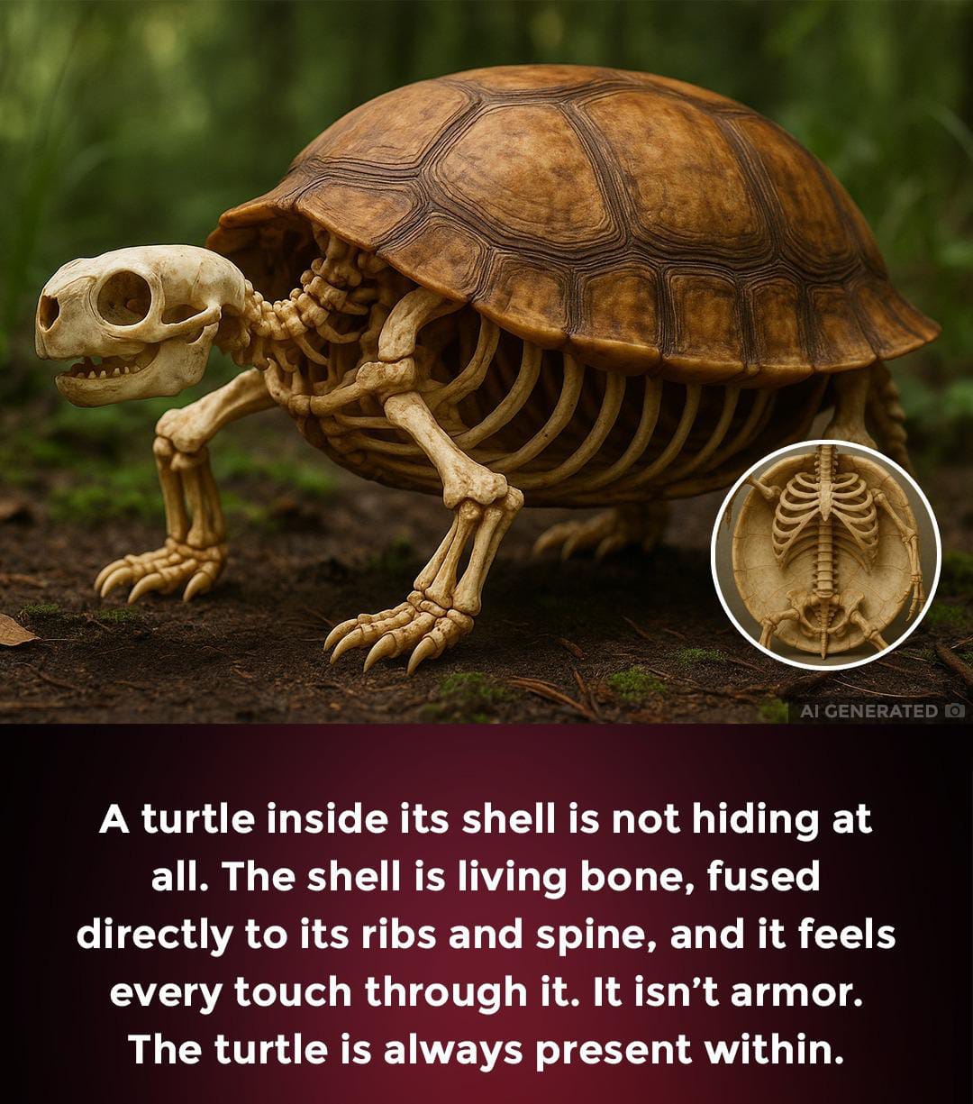 Weird, Strange and Interesting Things | A turtle’s shell is living bone ...