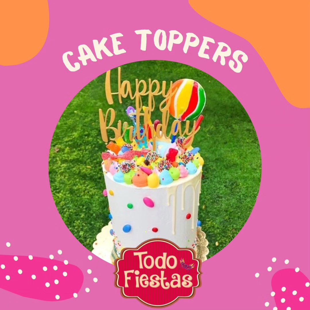 💖 Cake Toppers Una forma simple... - Cotillón Todo Fiestas
