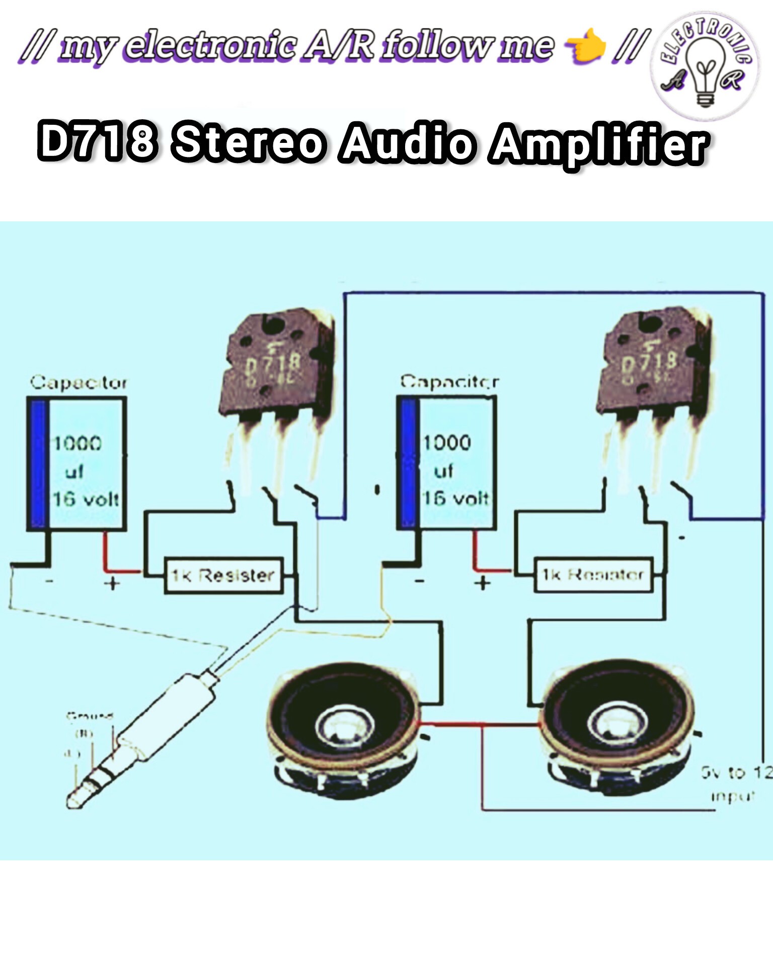 Electronic A/R - The diagram shows a circuit that uses two... | Facebook