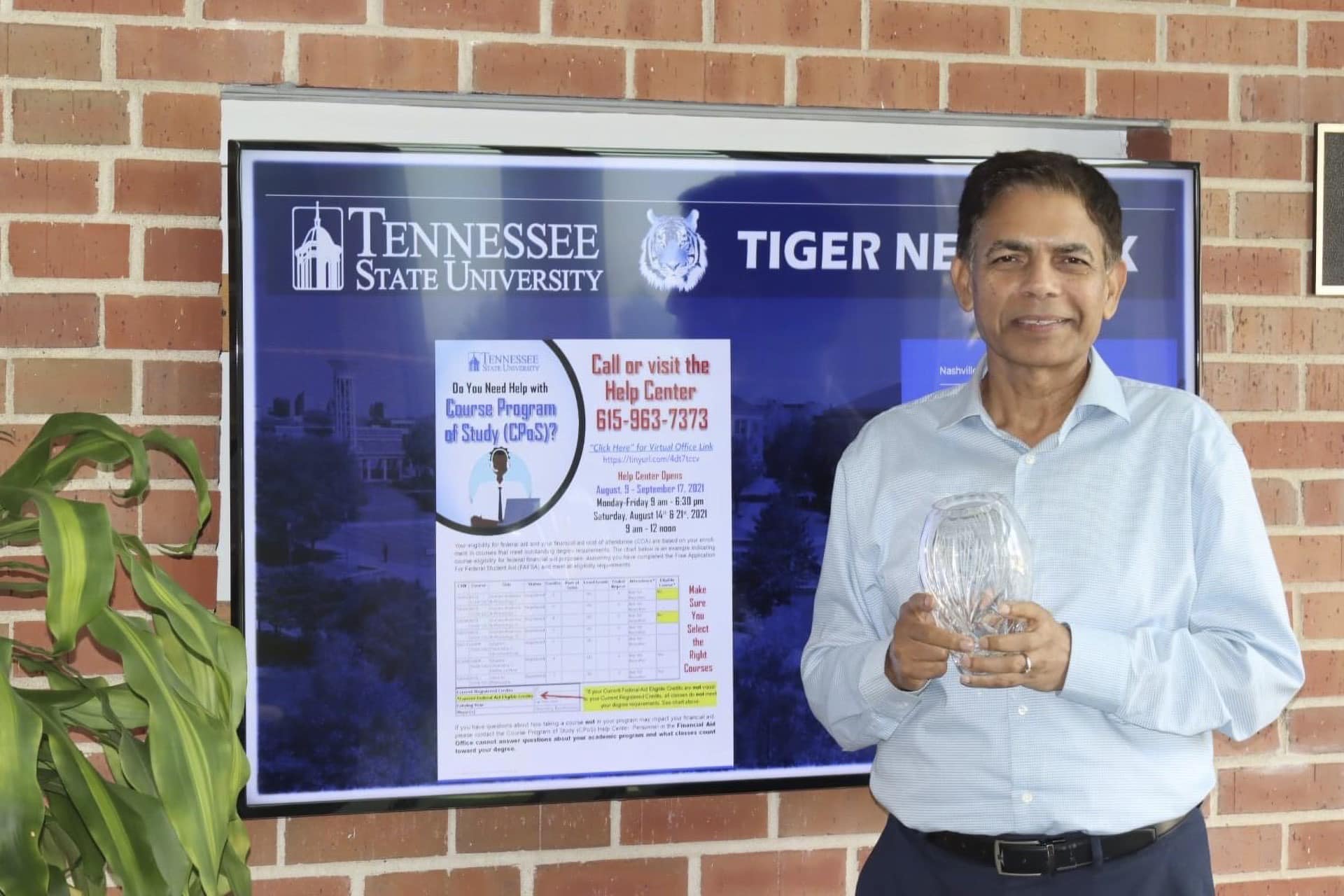 Tennessee - Tennessee State University’s Dr. Chandra Reddy, dean of the ...