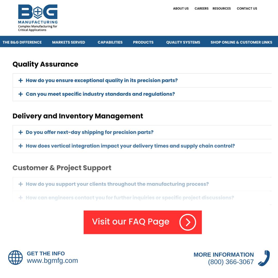B&G Manufacturing Company | Hatfield PA