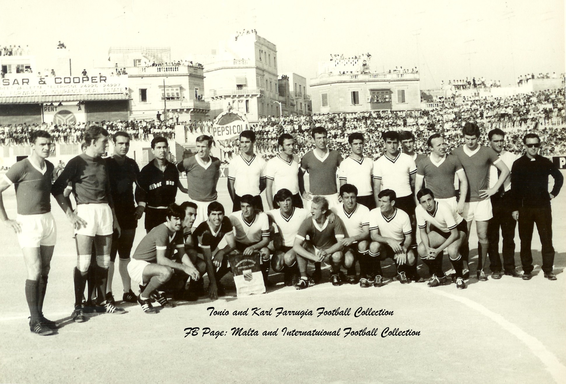 Malta - September 1967: Champions’ Cup Hibernians FC – Manchester ...