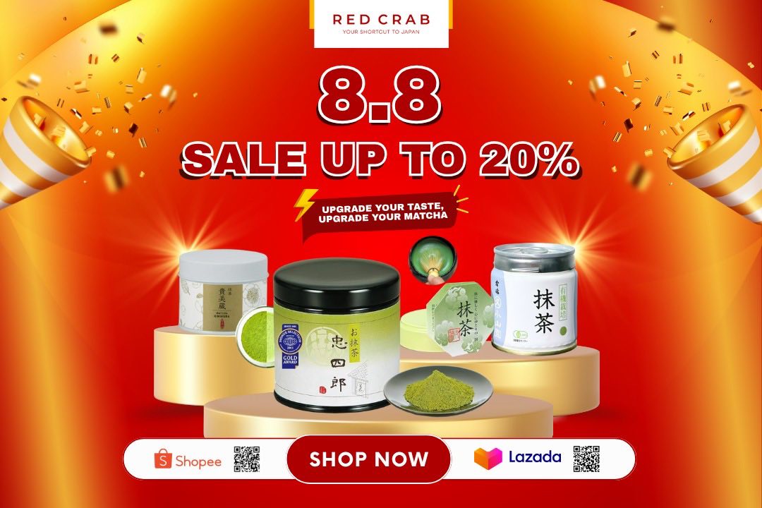 🎌 8.8 นี้... - Redcrab ปูแดง ขนมญี่ปุ่นและสินค้านำเข้า | Facebook