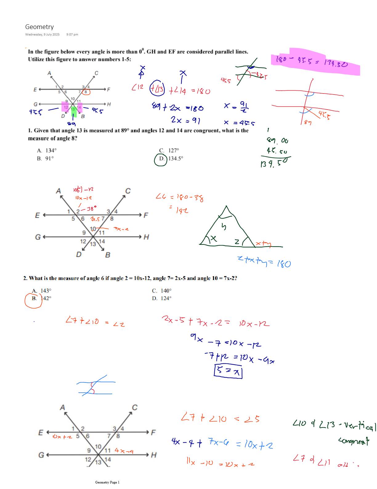 UPCAT GEOMETRY PDF version... - Máthēma - Everyday Math | Facebook