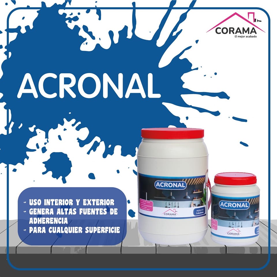 Pinturas Corama - 🚨🚨🚨 Adquiere ya el 👨‍🎨 ACRONAL 👩‍🎨 de la... | Facebook