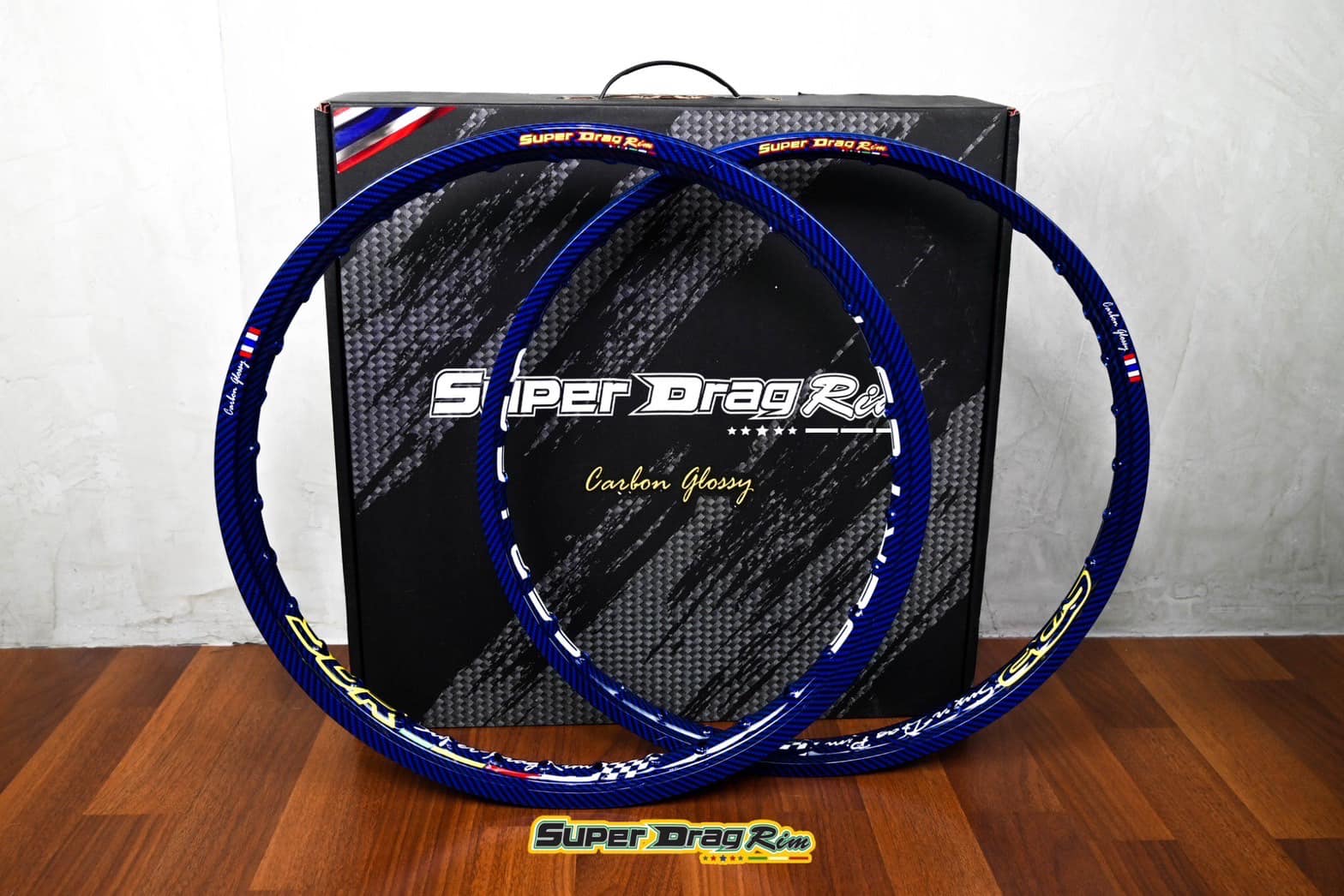 Super Drag Rim - วงล้อ ซุปเปอร์แดร็กริม Carbon glossy มี3...