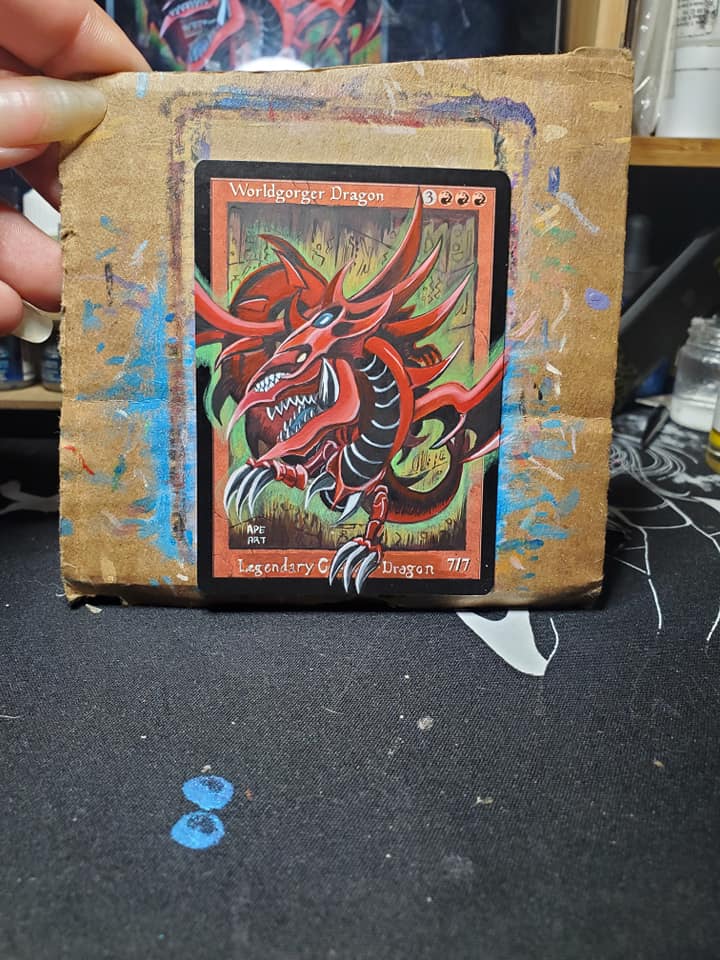painted yugioh cards ArtDuel Card Sleeves - White Dragon Yu-Gi-Oh! Dark Armed Dragon Full-art