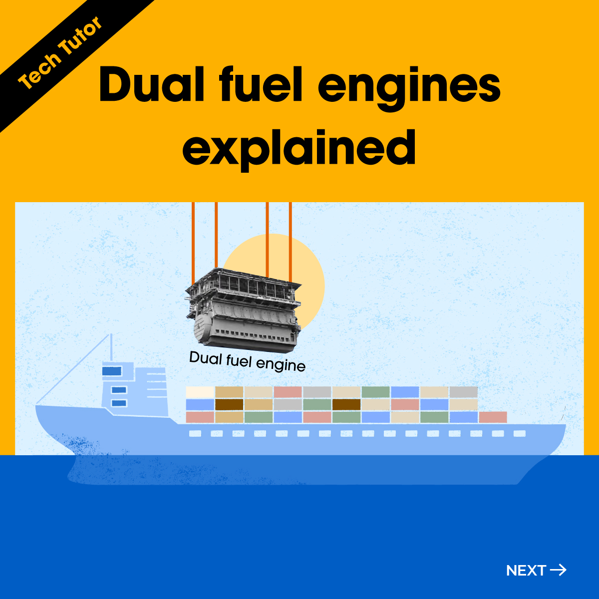 ⚓🌍 Dual fuel engines are powering... - Hanwha Sustainability | Facebook