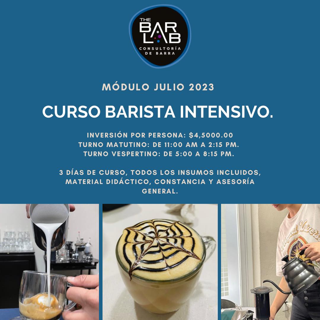 The Bar Lab - Curso De Barista Intensivo (bebidas de... | Facebook