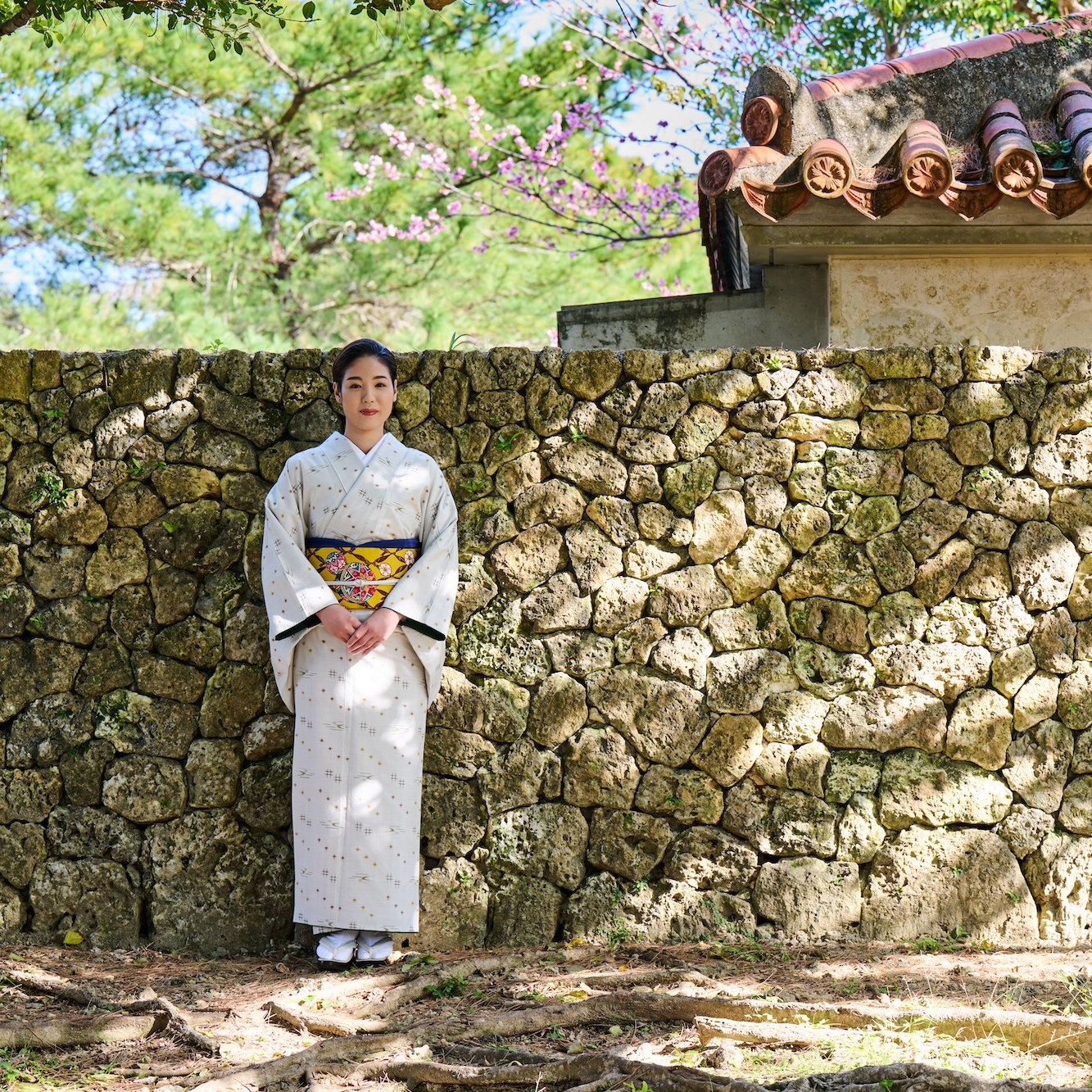 みんさー 半幅帯 琉球 沖縄 八重山 ミンサー ほ3 着物 浴衣 夏祭り 