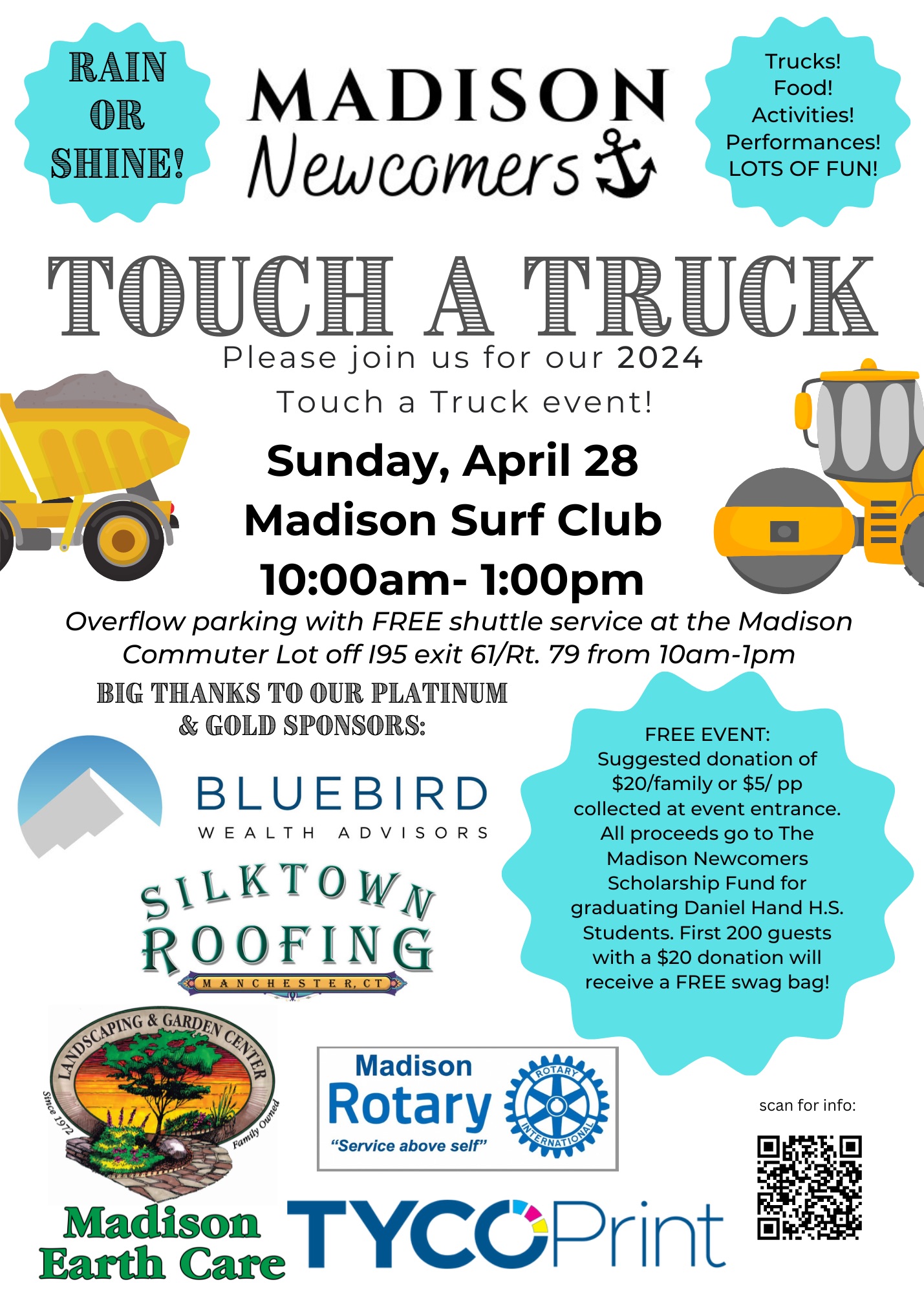 Madison Newcomers' Touch A Truck | Madison CT