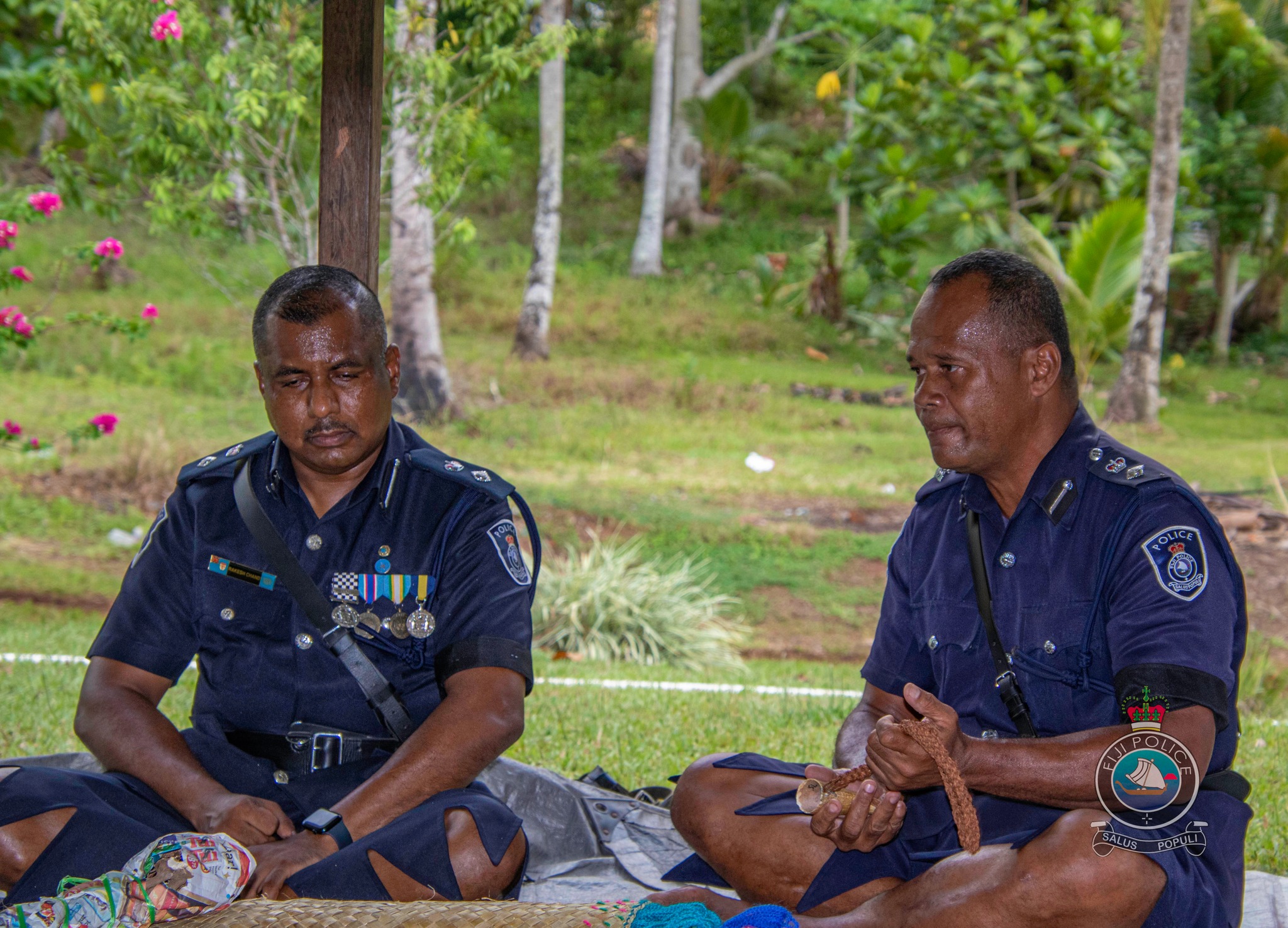 Hundreds gathered today to farewell... - Fiji Police Force