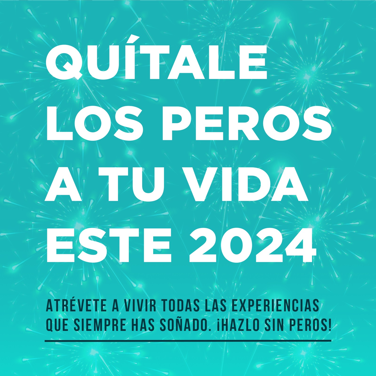 Sorteos - ¡Quítale los peros a tu vida este 2024 y haz que cada ...