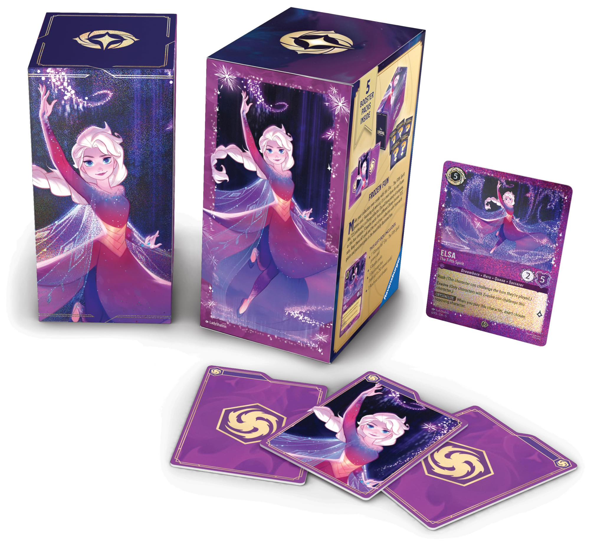 Look at the new foil DLC promo Elsa! LORCANA CHALLENGE WORLD