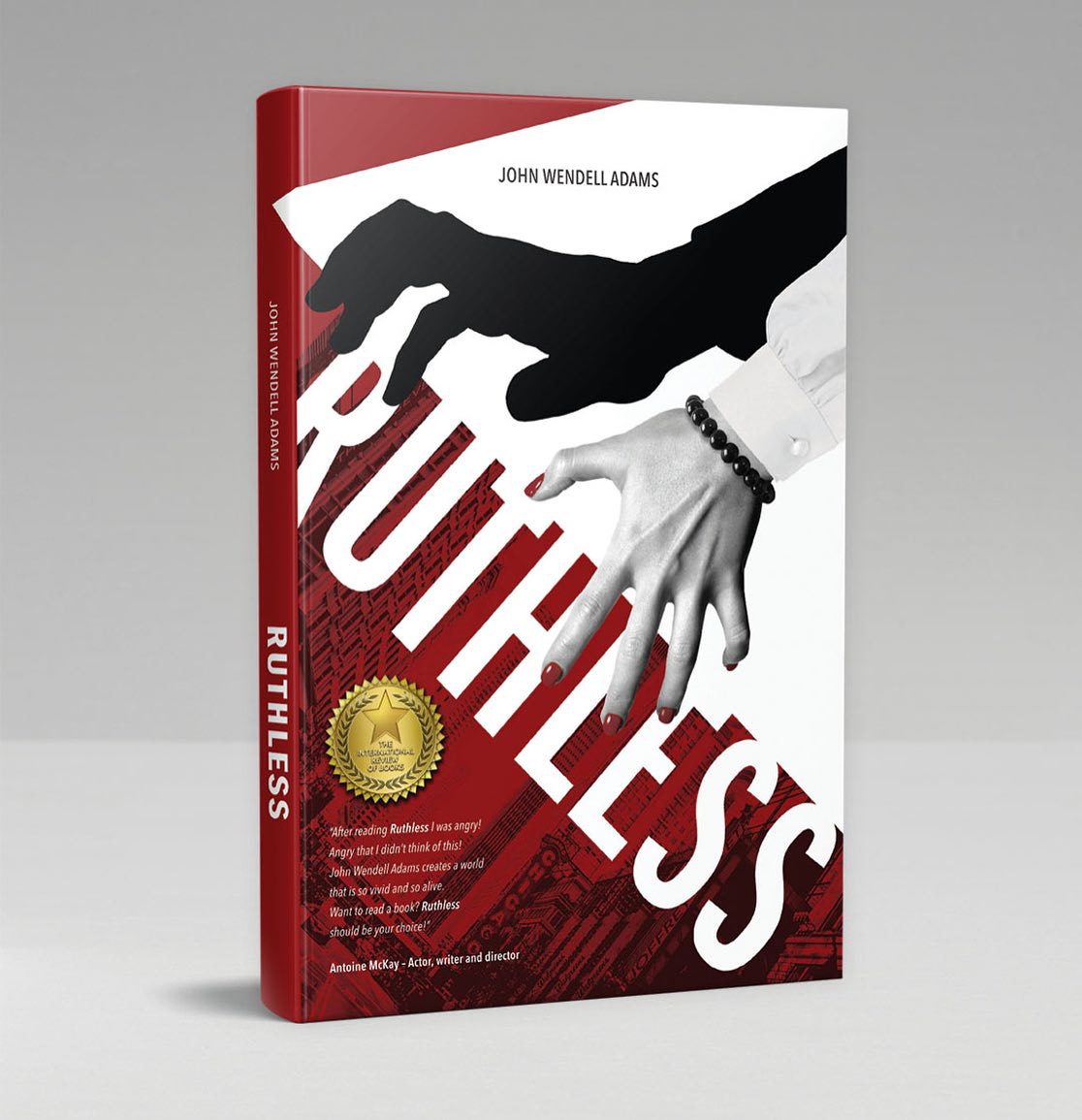 Monika - “Ruthless” Book Cover Art Direction and Graphic Design ...