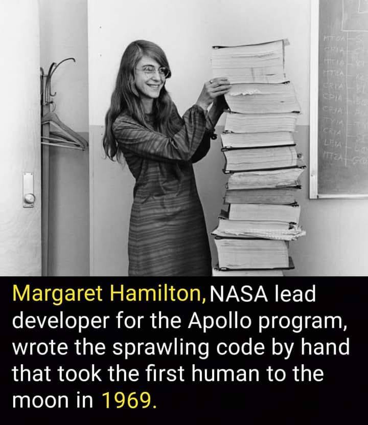 Space - The moon landing wouldn't have been possible without her 👏👏, 55 ...