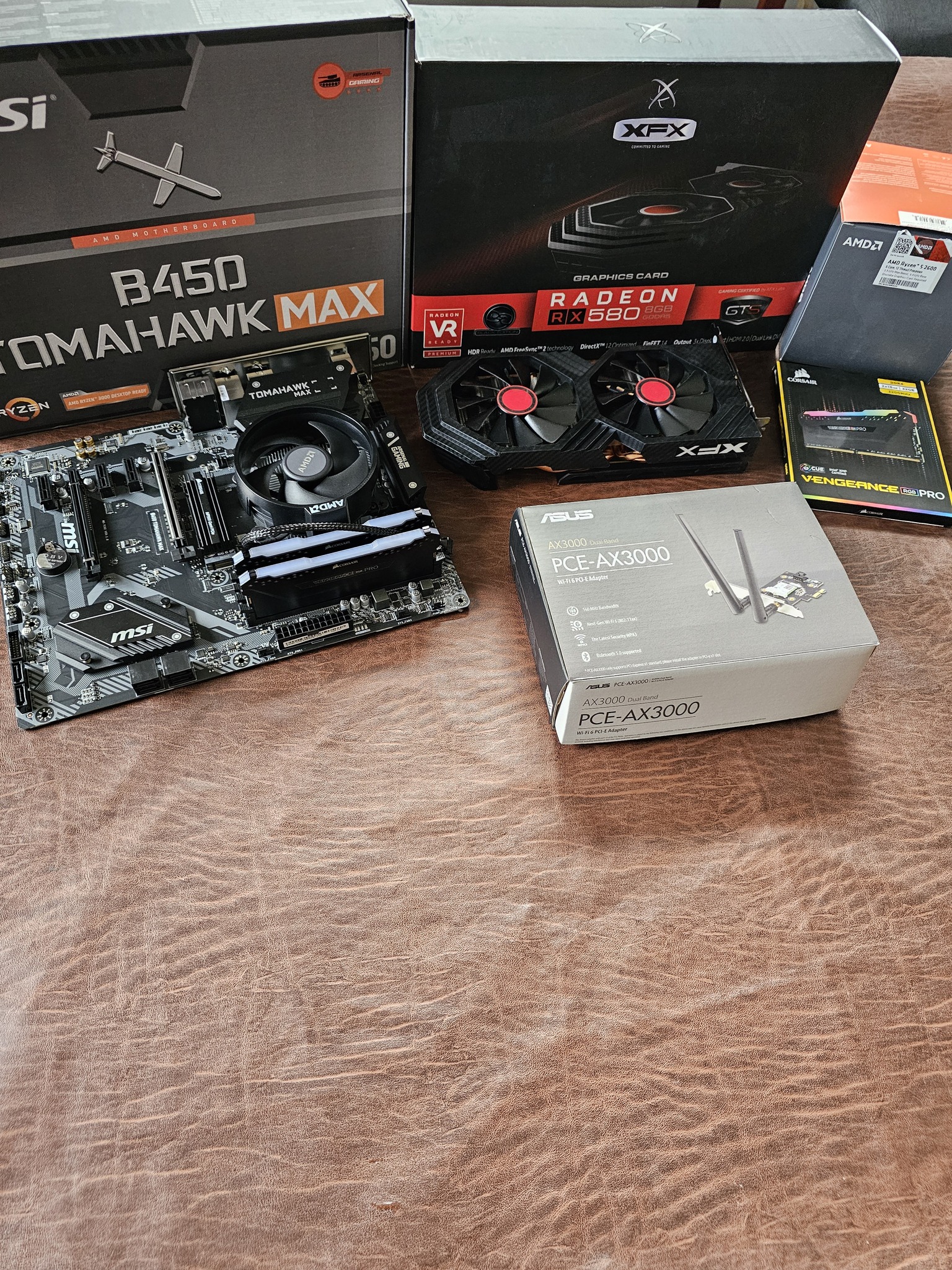 B450 tomahawk + 8gx2 bus 3200 GAMING ЛЛЛ TOMAHAWK ពាតន Нентя ม 