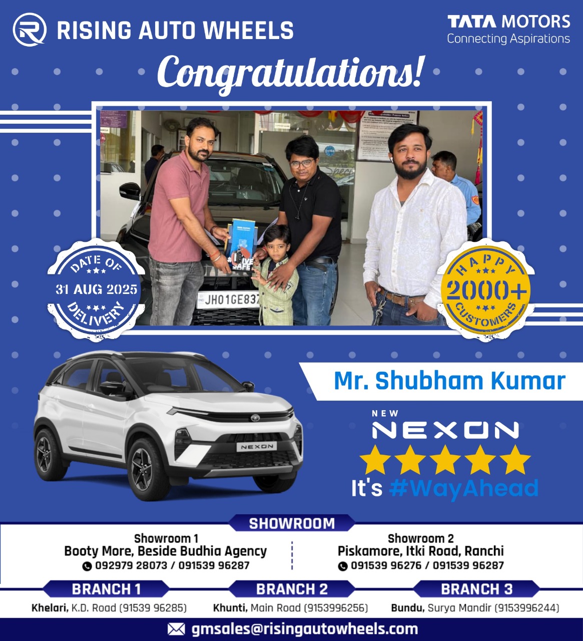 Rising Auto Wheels Pvt Ltd. TATA Motors. | Ranchi