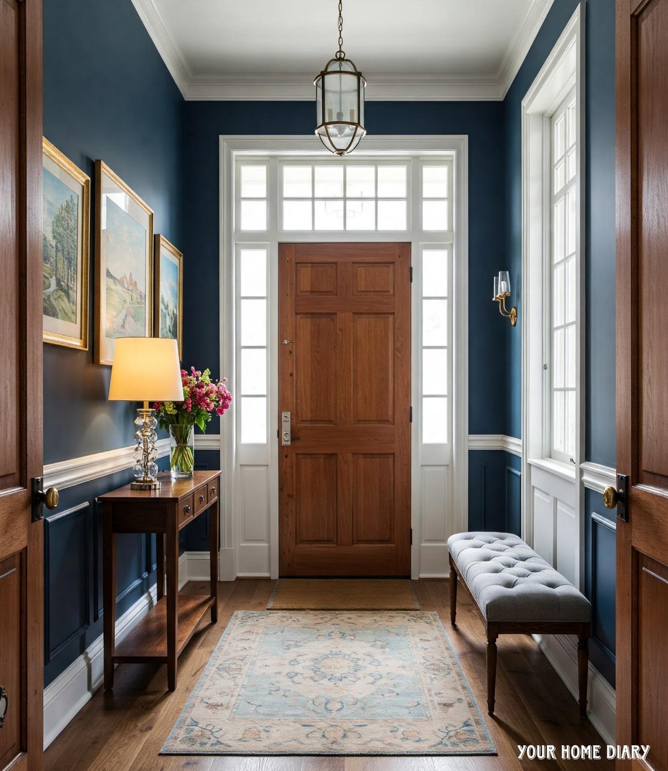 Million - 🚪🌿 An inviting foyer that balances clean lines with natural ...