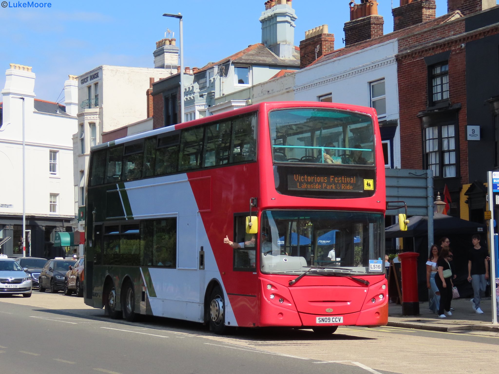 Is that time of year again, xelabus on lakeside P&R shuttles and