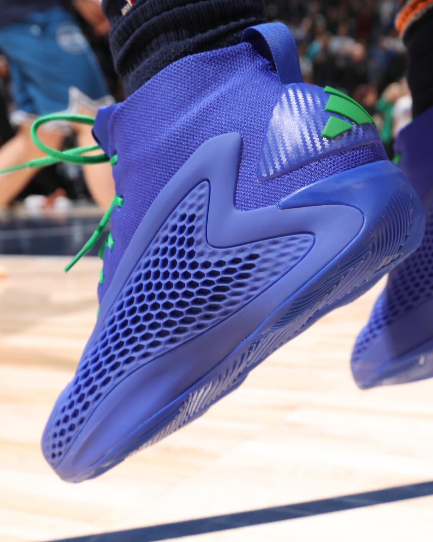 theanthonyedwards_ debuted the “Velocity Blue” colorway of his 