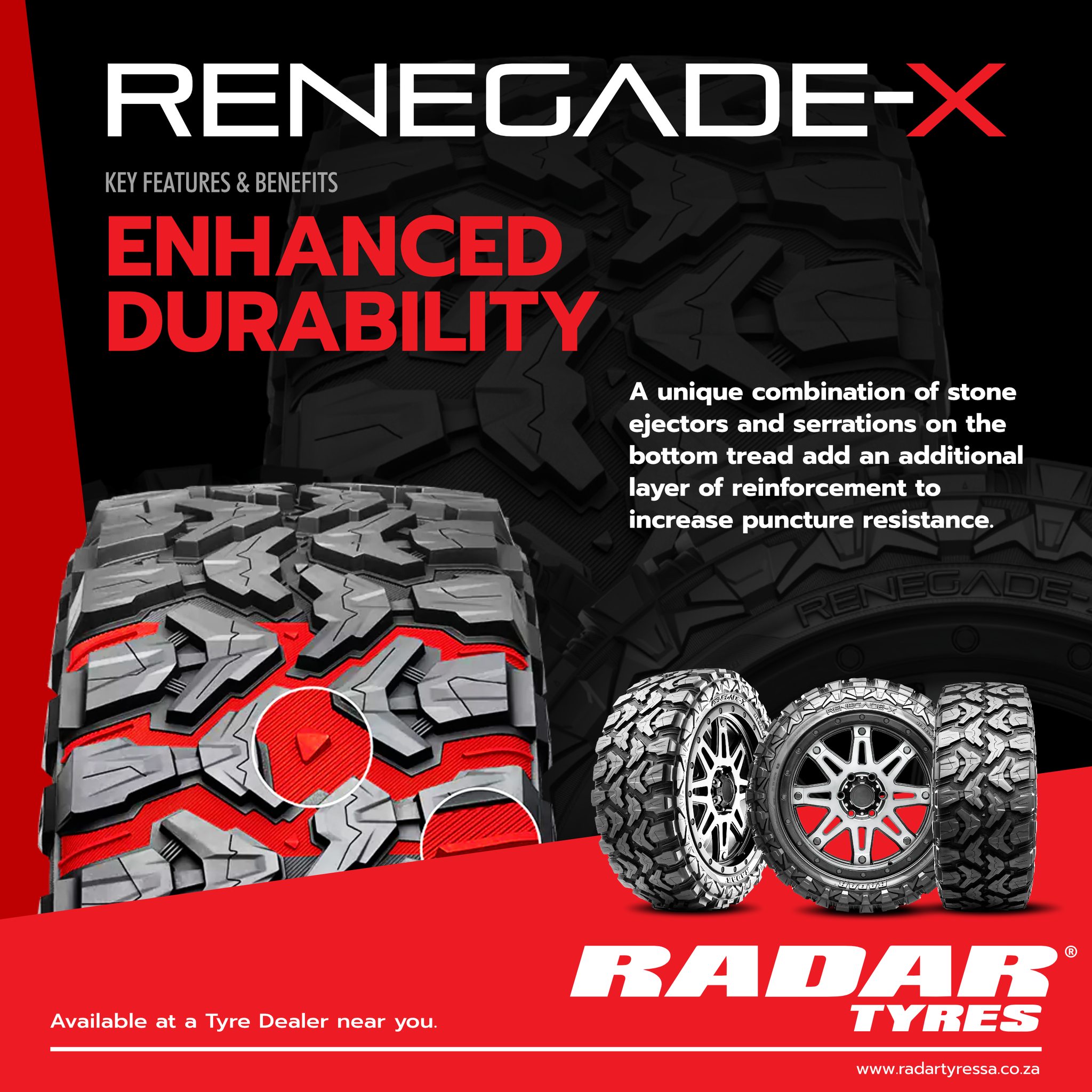 Radar - The Radar Renegade-X is equipped with enhanced durability. A ...