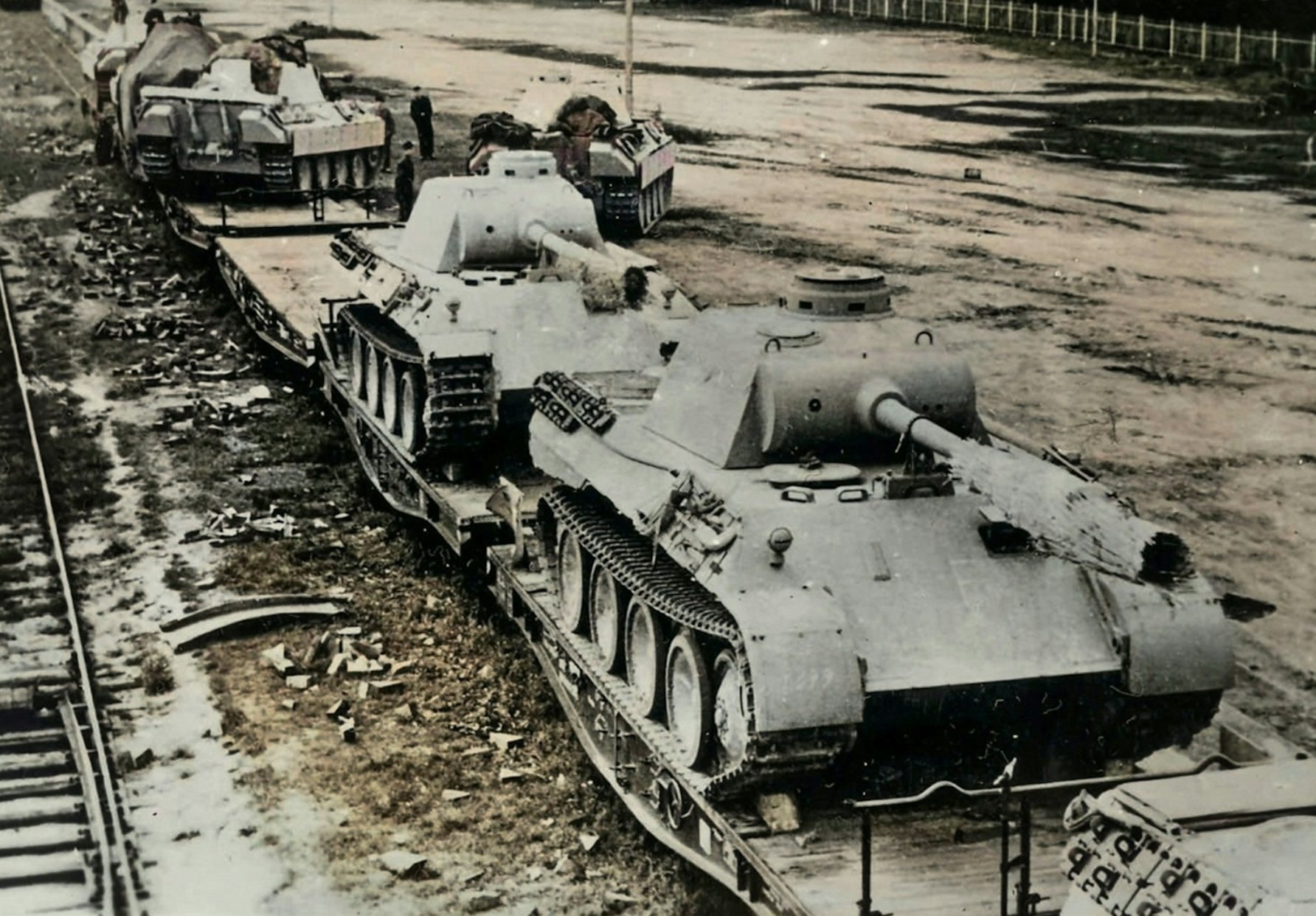 New Panzerjäger, part of Panzerzug BP-44 The model BP-44 is a