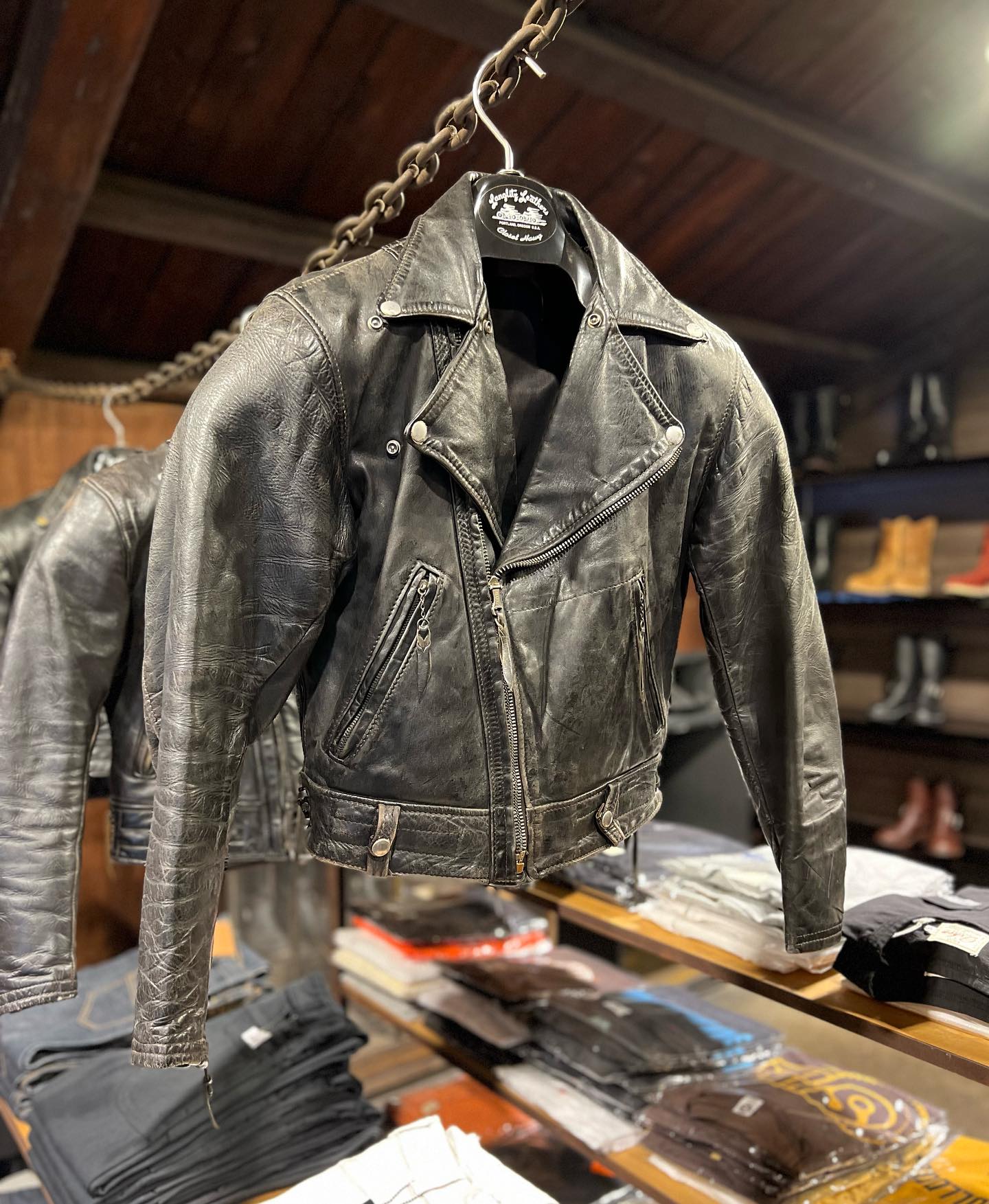 Rare Columbia jacket at Langlitz Leathers