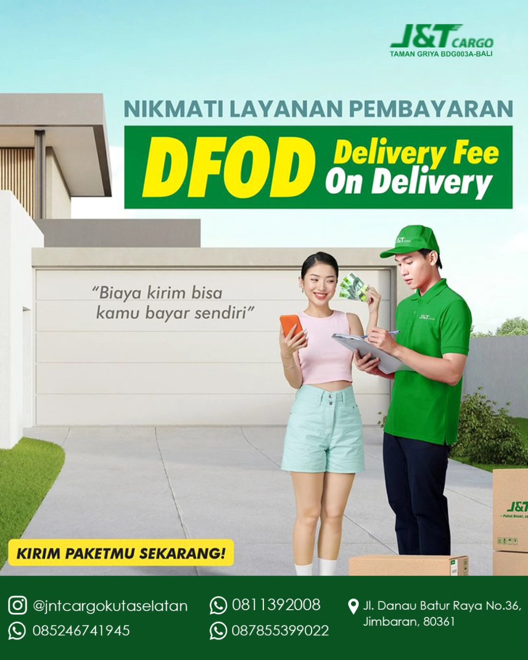 J&T - Delivery Fee On Delivery (DFOD) DFOD adalah sistem pembayaran ...
