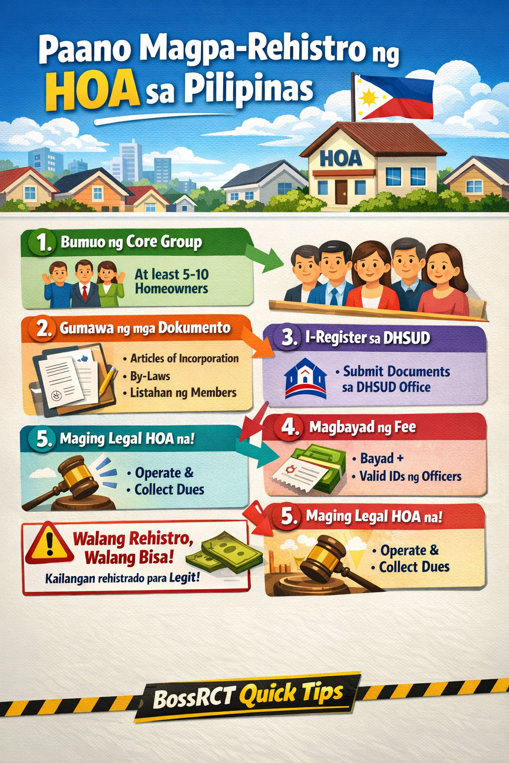 Boss - 🏘️ Paano magpa-rehistro ng HOA (Homeowners Association) 👉 step ...
