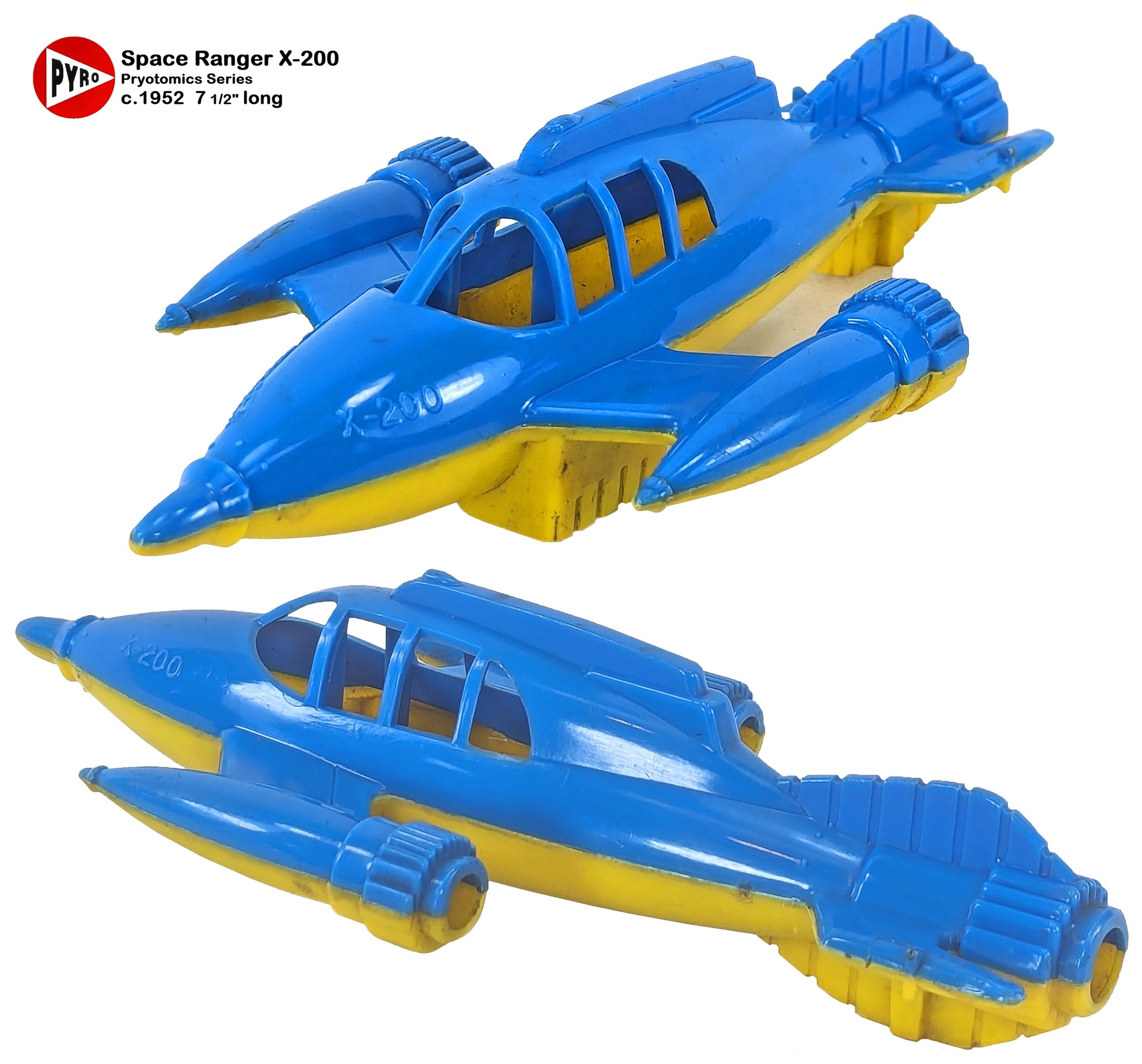 Vintage Sparkling Space Ranger X-36 toy from Japan