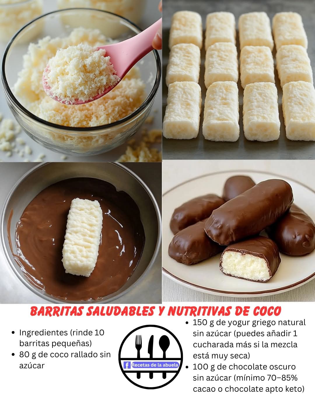 Karlos Arguiñano Sabores | BARRITAS SALUDABLES Y NUTRITIVAS DE COCO 🥥 ...