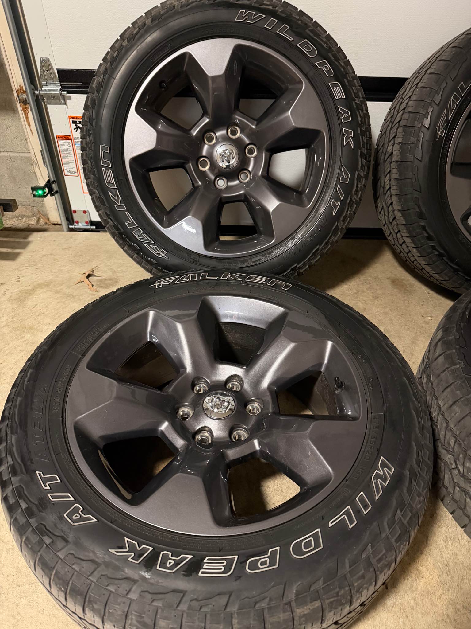 Built to serve special edition Ram 1500 6 lug 20 inch rims on falken ...