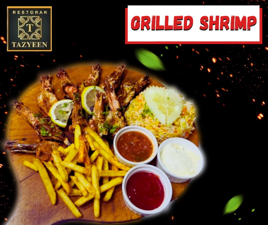 🍤Our Grilled Shrimp is... - TAZYEEN Arabic & Mughlai Cuisine | Facebook