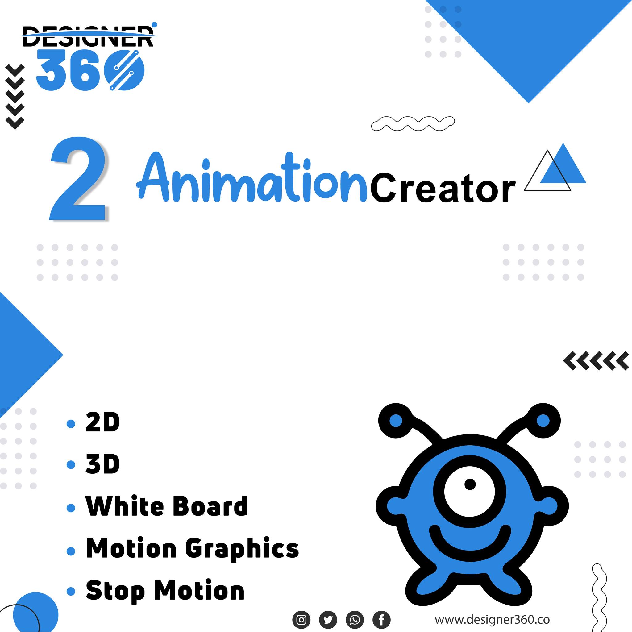 Designer360 - Get a Professional Animator: 1. 2D Animation 🎬 2. 3D ...