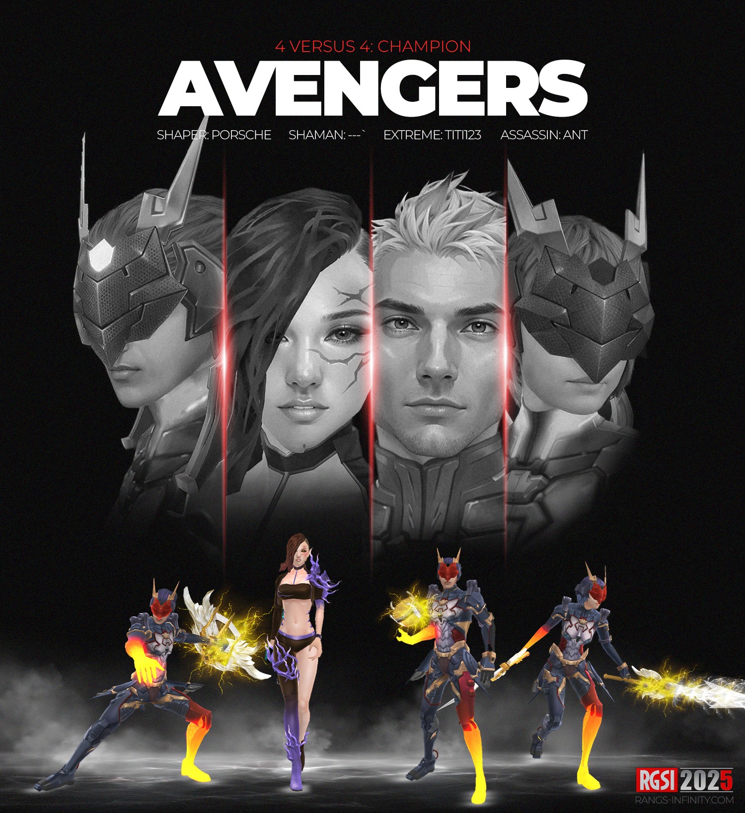 Ran - 4 Versus 4 Champion: Avengers 🏆🔥 The battle is over, and the ...
