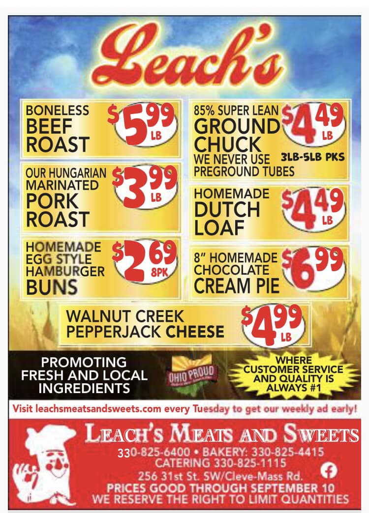 This weeks specials……… - Leach's Meats & Sweets