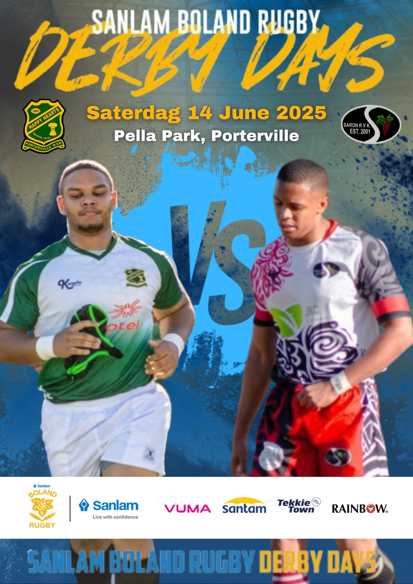 Boland - Samlam Boland Rugby Derby Days | Matchday 📢 Porterville vs ...