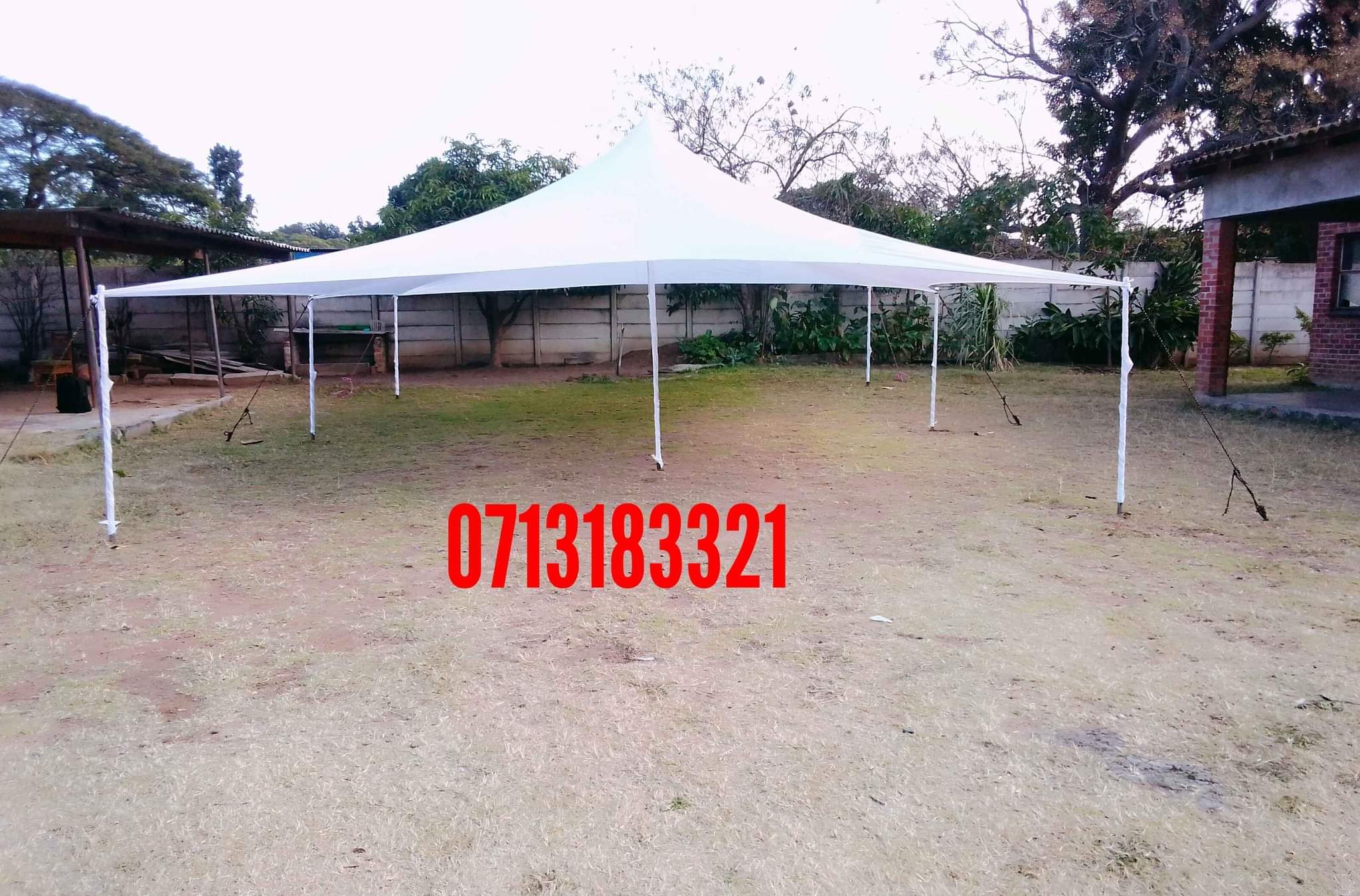 Stretch Tent. Roora Deco & Balloon Garland. +263 71 318 3321 / +263 77 ...